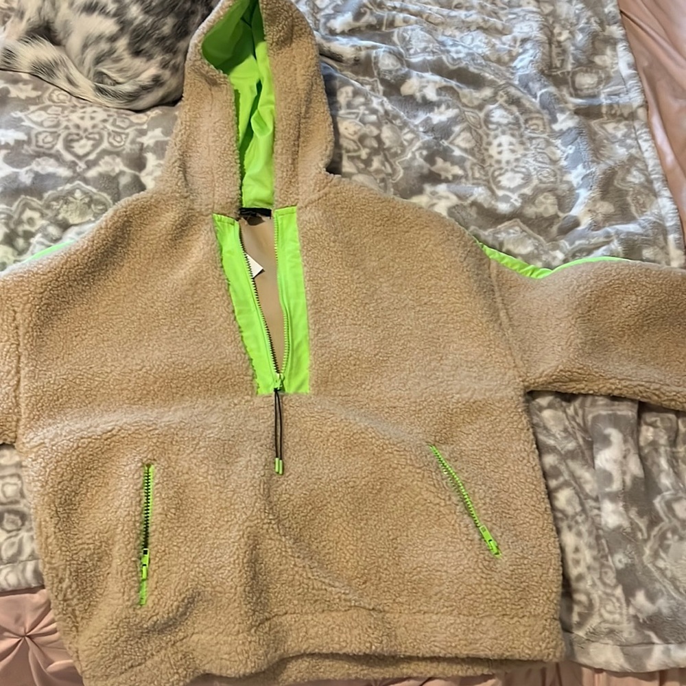 Forever 21 furry jacket